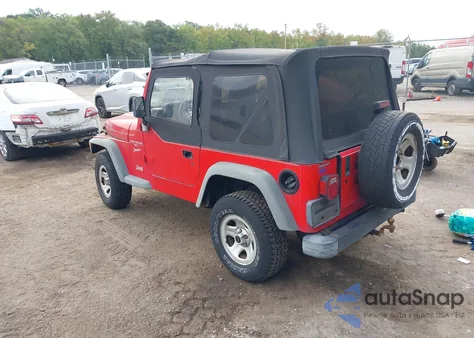 2001 Jeep Wrangler Sport из США, поврежденный, VIN 1J4FA49S81P313805